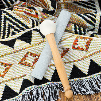 432hz 10 inch Quartz Crystal Singing Bowl Colored D Note with Carrying Case